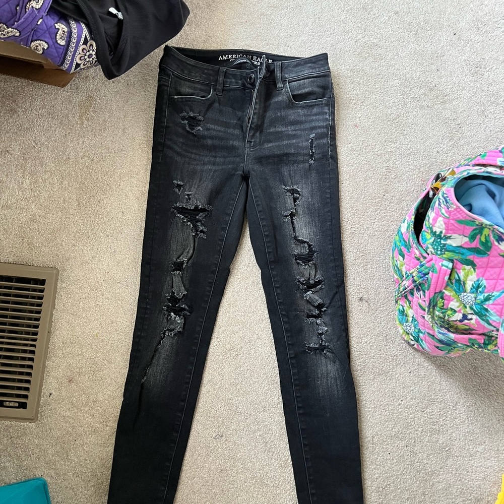 Super stretch American eagle jeans